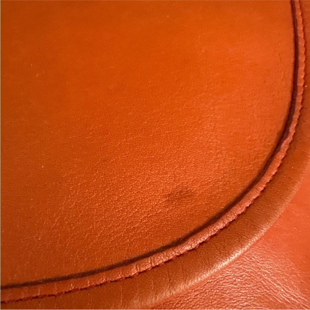 Coach Vintage Fletcher Red Leather Crossbody Made Costa Rica 1996  Style #4150‎